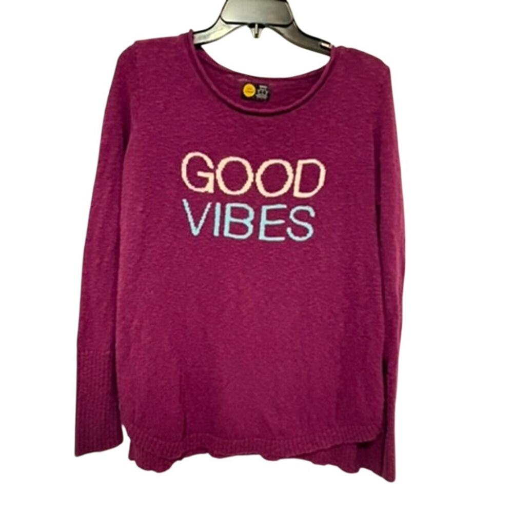 Life is Good "Good Vibes" sweater large